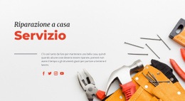 HTML5 Gratuito Per Servizi Di Riparazione Per Proprietari Di Case