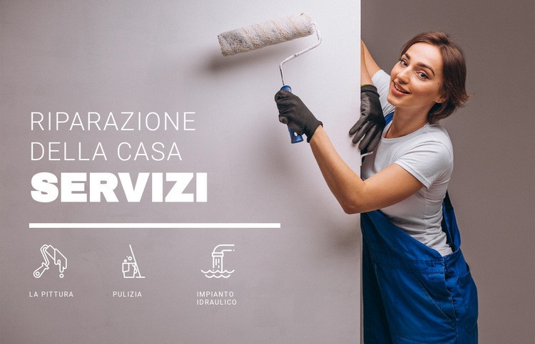  Pittura murale di accento Costruttore di siti web HTML