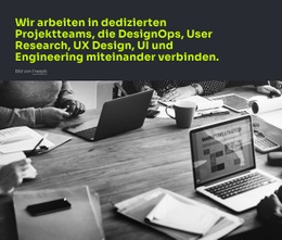 Text Und Breites Bild - Schönes Website-Design