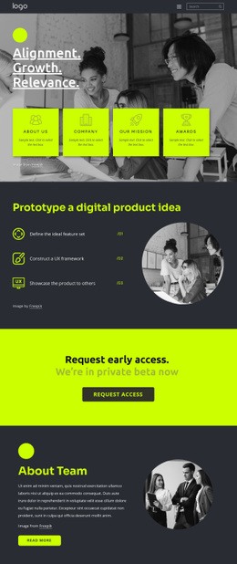 Multipurpose Homepage Design For Build Great Digital Products