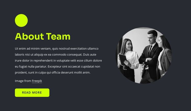 Web professionals HTML5 Template