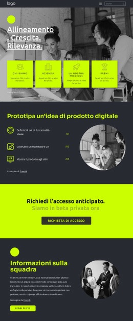 Crea Fantastici Prodotti Digitali - HTML5 Website Builder