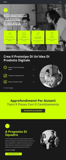 Crea Fantastici Prodotti Digitali - Modello Di Sito Web Gratuito