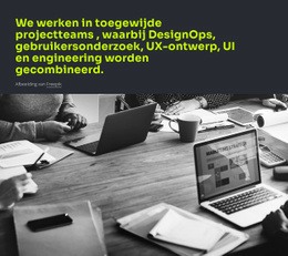 Tekst En Brede Afbeelding - HTML5-Sjabloon, Responsief, Gratis