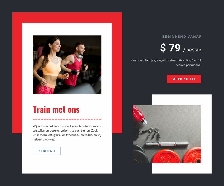 Nieuwe uitdaging voor jou Website mockup