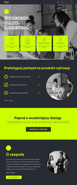 Twórz Świetne Produkty Cyfrowe Szablon Responsywny HTML5