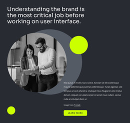 User Interface Design - Fully Responsive Template