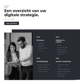 Prachtige Landingspagina Voor Ontwikkel Innovatieve Strategieën Develop