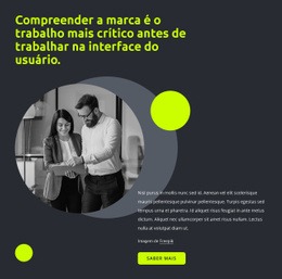 Construtor De Sites Premium Para Design Da Interface Do Usuário