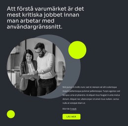 Användargränssnittsdesign - Helt Responsiv Mall