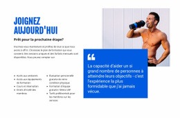 Service D'Entraînement Personnel – Créez Un Modèle Étonnant