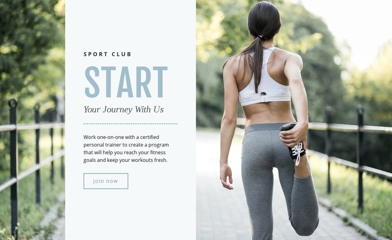 Running for beginners Squarespace Template Alternative