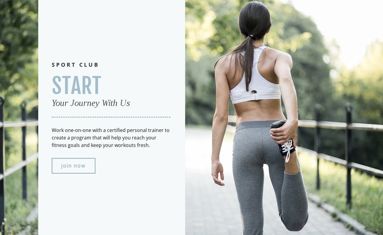 Running for beginners Website Design