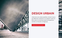 Design Urbain - Create HTML Page Online