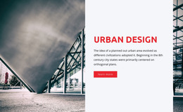 Urban Design - Responsive HTML5