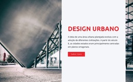 Design Urbano - Modelo De Inicialização De Uma Página