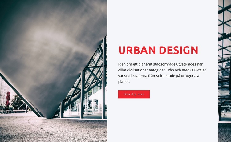 Urban design CSS -mall