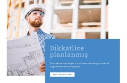 Dikkatle Planlanmış Bina E-Ticaret Web Sitesi