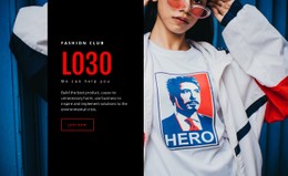 Free HTML5 For Youth Clothes