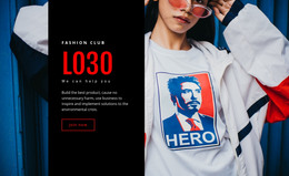Youth Clothes Landing Page