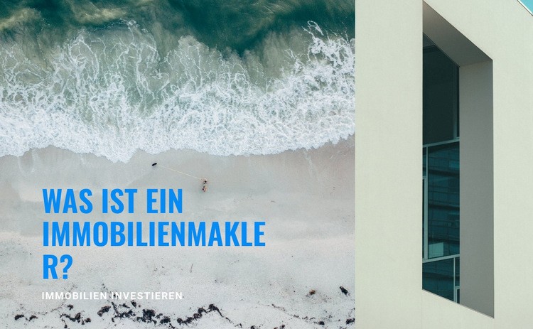 Immobilienmakler Website Builder-Vorlagen