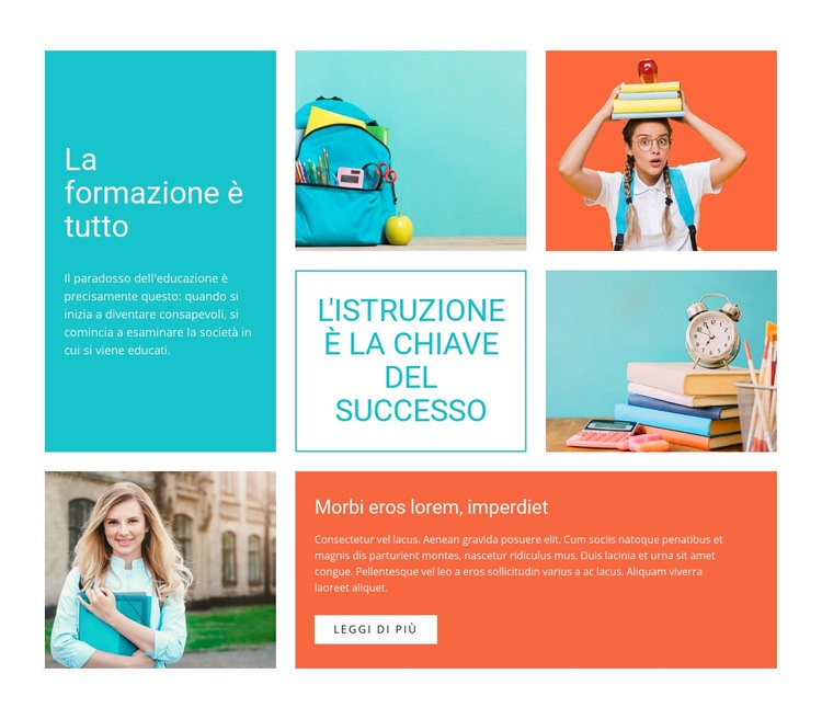 Coinvolgi tuo figlio nella programmazione Modelli di Website Builder