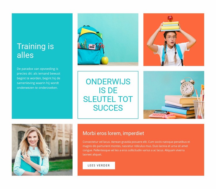 Betrek uw kind bij het coderen Website Builder-sjablonen