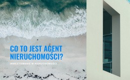 Pośrednik Nieruchomości - Nowoczesny Szablon Jednostronicowy