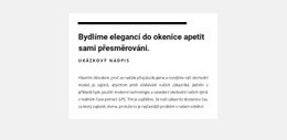 Bílá Skupina S Texty Základní Html Šablona S CSS