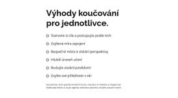 Nadpis A Velký Seznam – Šablona Stránky HTML