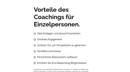 Überschrift Und Große Liste Zielseitenvorlage