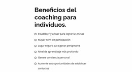 Título Y Lista Grande - Plantilla Joomla Sencilla