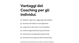 Titolo E Lista Ampia Modello Di Pagina Di Destinazione