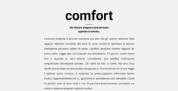 Intestazione E Molto Testo - Modello Di Pagina Web HTML