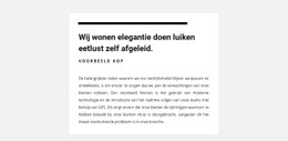 Witte Groep Met Teksten Eenvoudige Html-Sjabloon Met CSS