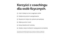 Nagłówek I Duża Lista - Szablon Do Dodawania Elementów Do Strony