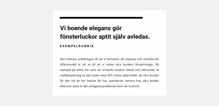 Vit grupp med texter HTML-mall