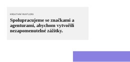 Skupina S Textem A Tvarem – Jednoduchá HTML Šablona