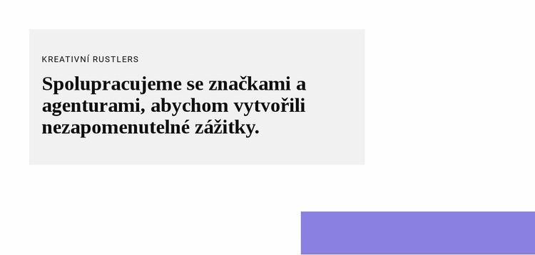 Skupina s textem a tvarem Šablona HTML