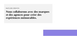 Groupe Avec Texte Et Forme Modèle CSS