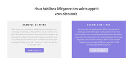 Deux Colonnes Multicolores – Modèle De Site Web HTML