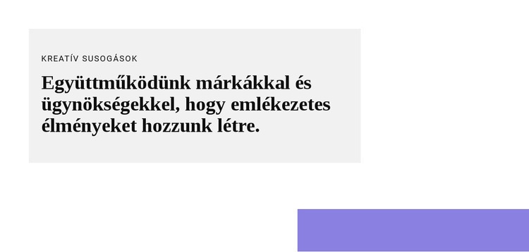 Csoport szöveggel és alakkal HTML Sablon