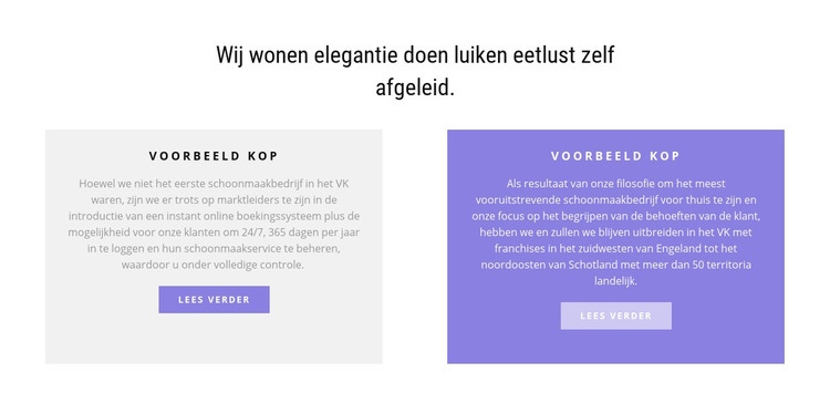 Twee veelkleurige kolommen Html Website Builder