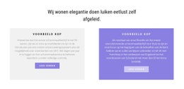 Twee Veelkleurige Kolommen - Beste Websiteontwerp