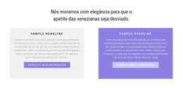 Duas Colunas Multicoloridas - Página De Destino HTML5