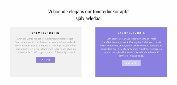 Två flerfärgade kolumner Hemsidedesign