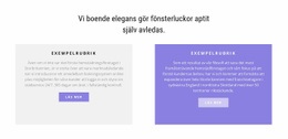 Två Flerfärgade Kolumner - HTML-Webbplatsmall