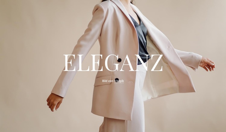 Eleganz in allem HTML Website Builder