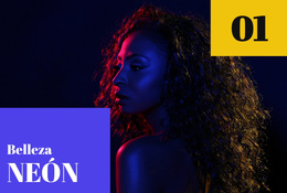Neón De Belleza Y Moda - Fantástico Tema De WordPress