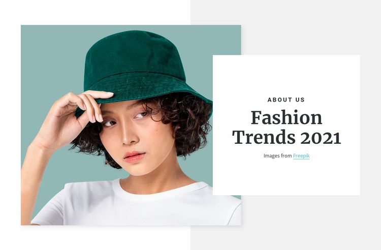 Panamas in trend Homepage Design